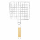 Metal Triple Grilling Basket Picnic Outdoor Barbecue Tool N3O8
