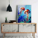 5D DIY Full Drill Diamond Painting Jellyfish Cross Stitch Embroidery Mosaic