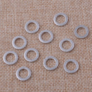 Car 50pcs Engine Oil Crush Washers Drain Plug Gaskets Seal 8mm ID. 12mm OD.