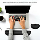 Memory Foam Keyboard Mouse Pad Set Anti-slip Ergonomic Wrist Care Cushion
