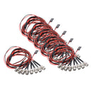 48pcs Upgrade LED Lights Headlights Taillight 8 LED For 1/12 1/16 RC Car