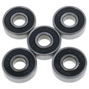 5Pcs Black ABEC-7 608RS Skateboard Roller Sealed Ball Bearings 8x22x7m OZ