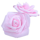 50x Foam Roses Artificial Flower Wedding Bride Bouquet Party Decor DIY Pink