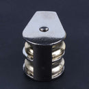 25mm Diameter metal Double Sheave Fixed Eye Rope Pulley