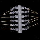 12pcs Bait Spikes with Silicone Ring for Carp Fishing Hair Rigs Hooks 15mm
