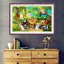 5D DIY Full Drill Diamond Painting Cartoon Animals Cross Stitch Embroidery