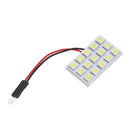 DC 12V 5050 15SMD LED White Light Car Interior T10 Festoon BA9s Lamp Panel