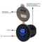 12V USB Car Mobile Phone Charger Car LED Display Voltmeter Two In One #gib
