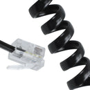 9.3" Black RJ9 Telephone Phone Modem Coil Line Cord Cable E9Z3