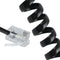 9.3" Black RJ9 Telephone Phone Modem Coil Line Cord Cable E9Z3