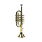 Kids Plastic Trumpet with 3 Colored Keys for Early Developmental Music Educ