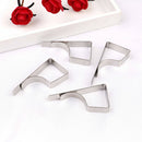4X Lengthened stainless steel tablecloth cover clips holder cloth clamps partyJR