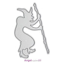 Witch Halloween Metal Cutting Dies Stencil Decor Embossing DIY Craft Frame