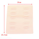Skin Permanent Makeup Tattoo Lip Practice Skin Microblading Training Tool Set  Z