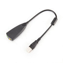 5H External USB Independent Sound Card 5Hv2 Headset Converter7.1Desktop Lap FT