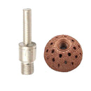 2x Alloy Tire Repair Grinding Head Coarse Grit Buffing Wheel Linking Rod Set
