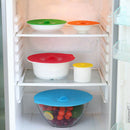 1X Silicone Stretchy Fridge Food Fresh-Keeping Bowl Cover Protector Sealed S Gw