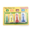 4pcs/set Tape Maker Binding Fabric Clover Bias Craft Sewing Tool HjJ Cy
