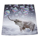 Waterproof Fabric Bathroom Shower Curtain Sheer Panel Decor 12 Hooks Bubble Q6Z7