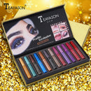 12X Metal Glitter Liquid Eyeshadow Set Smooth Matte Highlighter Eyeshadow