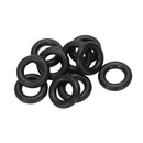 10 Pcs Black Nitrile Rubber O Ring Grommets Seal 12mm x 22mm x 5mm O8C8