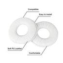 2-set Soft Sponge Headsets Headphones Cover for Sony MDR ZX100 ZX300 White