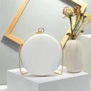 Round Banquet Party Bag With Hasp Lock Women Bag Day Clutches Ladies Weddin A2O2