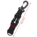Outdoor Webbing Backpack Clips Nylon Ribbon Buckle D-Type Hanging Ring Keych BX