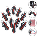 Neoprene Floral Waterproof Lipstick Chapstick Holder Bag Key Chain Jewelry