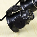 20X Glasses Type Magnifier Watch Repair Tool with Two LED Lights US