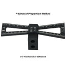Dovetail Marker,Dovetail Marking Gauge with Scale,Dovetail Jigs Hand Cut Jo I9B8