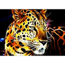 5D DIY Full Drill Diamond Painting Lighting Tiger Cross Stitch Embroidery