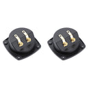 2pcs Car Stereo Screw Cup Connectors Speaker 2 Way Terminal Box Connector