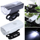 5PCS Rechargeable USB Bike Headlight Riding Bicycle Front Lamp Angle Adjustable