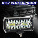 1X7Inch 400W LED Work Light Bar Flood Spot Beam Offroad 4WD SUV Driving Fog