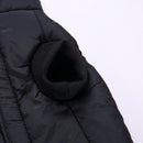 Pet Dog Cat Vest Jacket Winter Warm Windproof Costume Coat Black