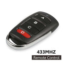 433mhz DC 12V 4 Button Learning RF Transmitter Remote Control Switch For Ga