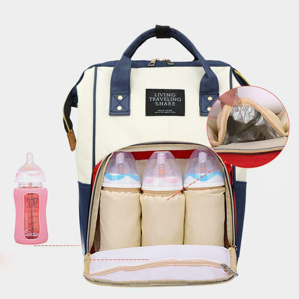 Women Mummy Maternity Travel Backpacks Baby Nursing Handbags (Multicolor)