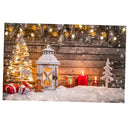Christmas Tree Snowy Sky Wall Art Hanging Tapestry Dorm Bedspread Decor G