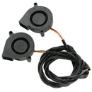 Dotbit 2Pcs 5V Dc 5015 50Mm Blow Radial Cooling Fan Sleeve Bearing for Elec