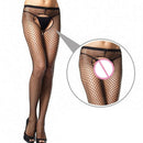 2Pairs Women Black Sexy Crotchless Fishnet Pantyhose Erotic Costume Stockings