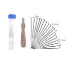 18Pcs 3 Sizes Felting Needles Wool Felt Needles DIY Craft Felt Tool withBottl JR