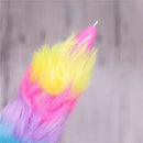 20 Pcs Plush Pen Six-Color Ballpoint Pen Creative Student Stationery Office