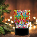 Butterfly DIY Diamond Painting LED Light Embroidery Night Lamp Home Decor A