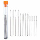 12 Pieces Blunt Needles Large-Eye Needles Steel Knitting Needles Sewing Too