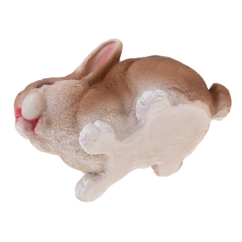 Decorative Garden Rabbit Statue Lying Funny Garden Statues Home Ornament B