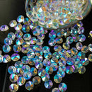 100X Chain Octagon Crystal Glass Bead Lamp Chandelier Pendant Suncatcher