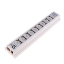 High Speed ABS USB Power Adapter Hub With 10x USB 2.0 Ports For Charging