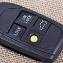 4Button Flip Remote Key Fob Shell Folding Case fit for Volvo S40 V40 C70 S60 S80