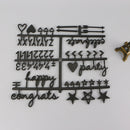 4Pcs/Set Characters For Felt Letter Board Numbers For Letter Board Changeable